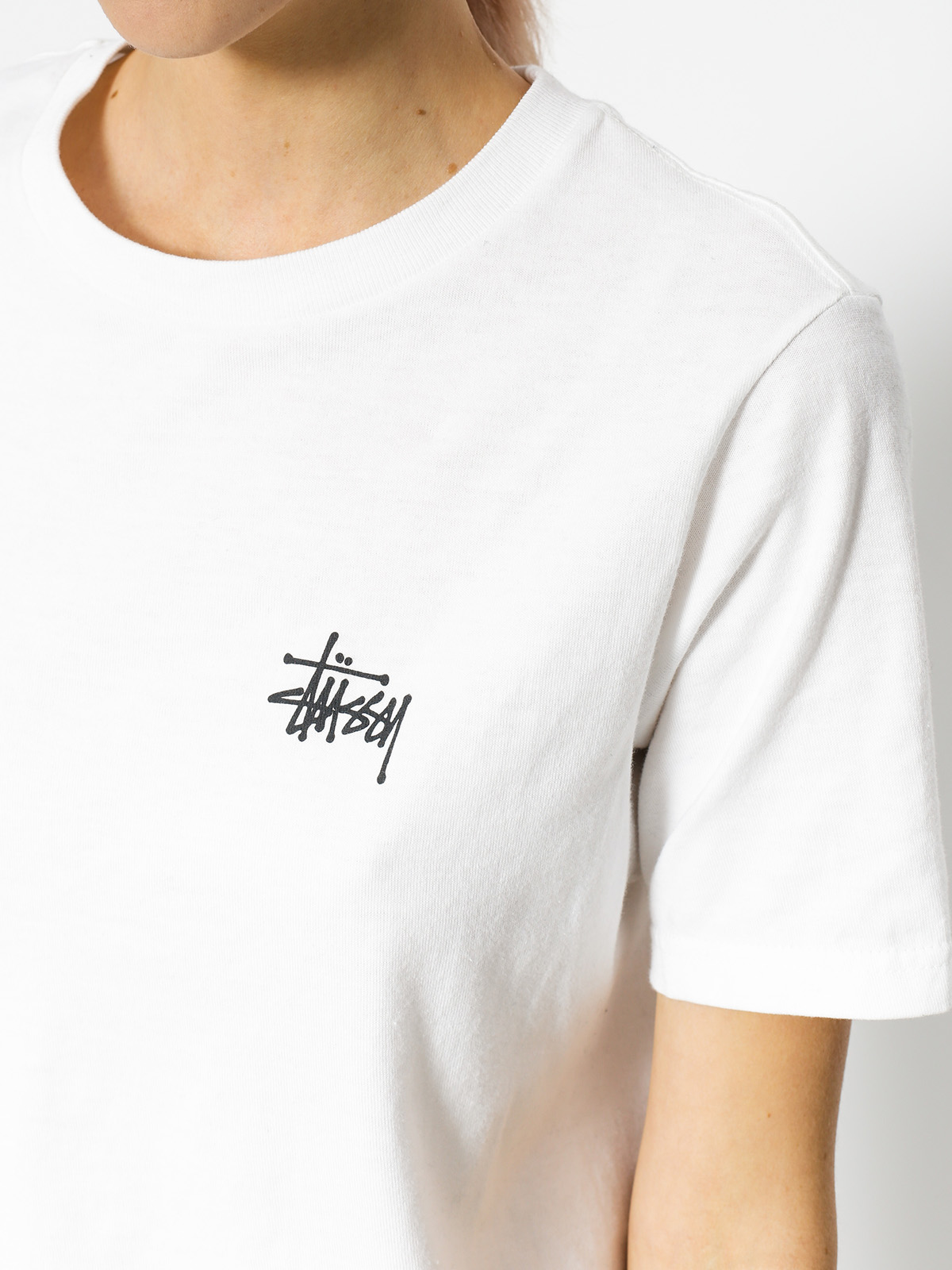 Stussy T-Shirt Basic Wmn (white)