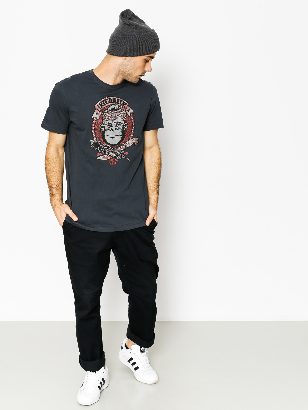 Iriedaily T-Shirt Piracy (coal)