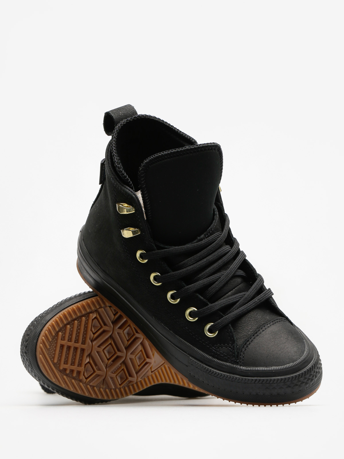 Converse Chucks Chuck Taylor WP Boot Hi Wmn (black/black/brass)