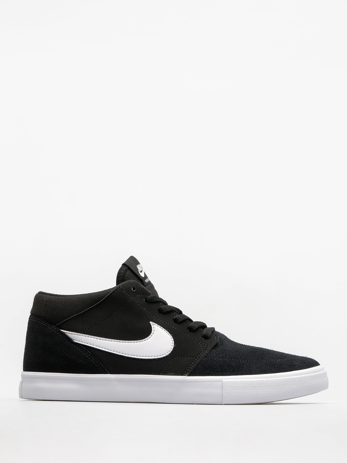 Nike SB Shoes Solarsoft Portmore II Mid (black/white)
