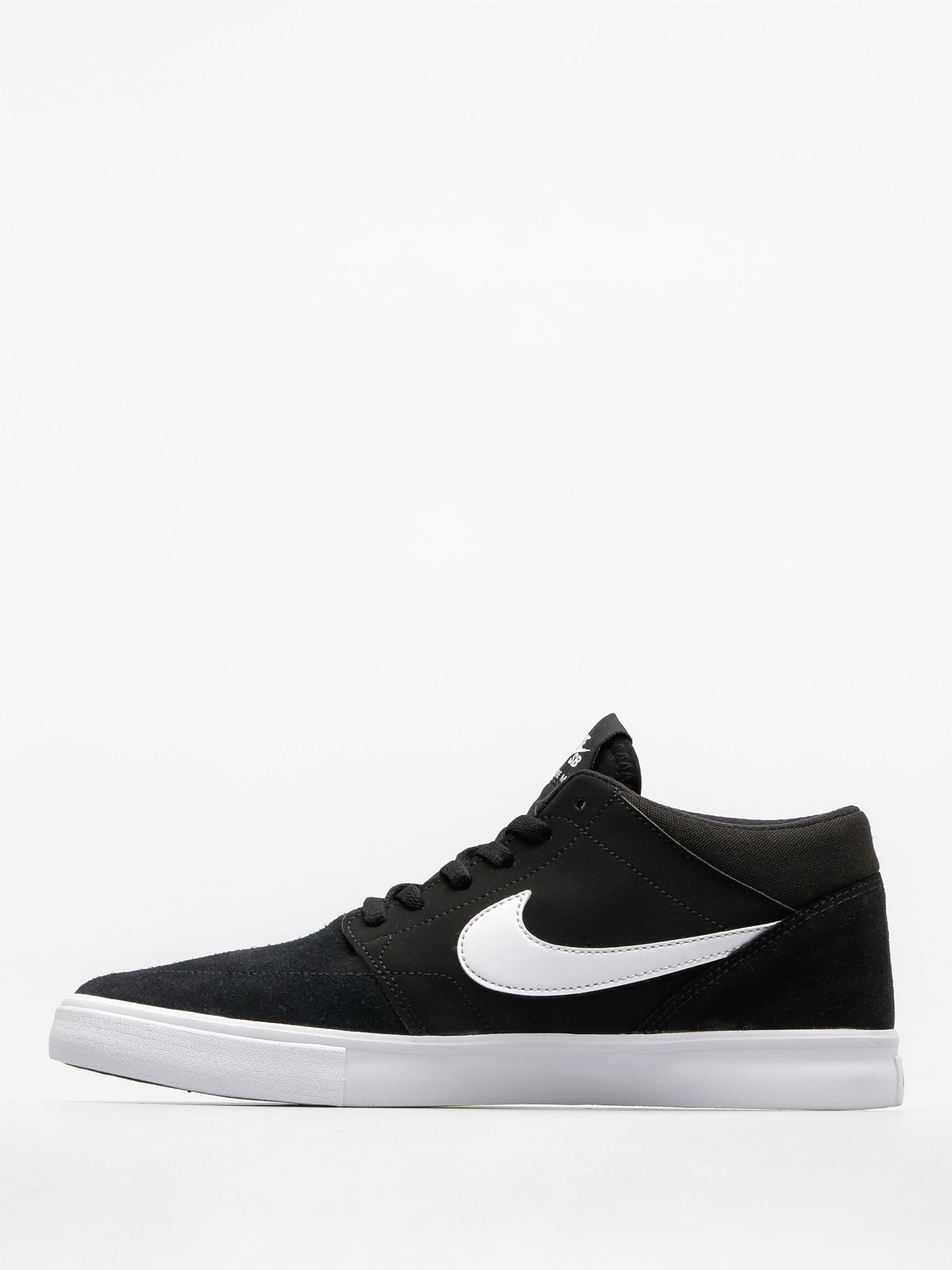 Nike SB Shoes Solarsoft Portmore II Mid (black/white)