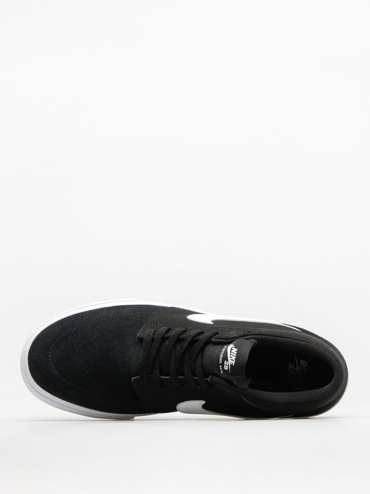 Nike SB Shoes Solarsoft Portmore II Mid (black/white)