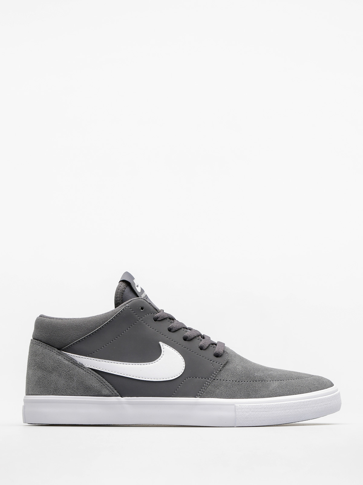 Nike SB Shoes Sb Solarsoft Portmore II Mid (dark grey/white)