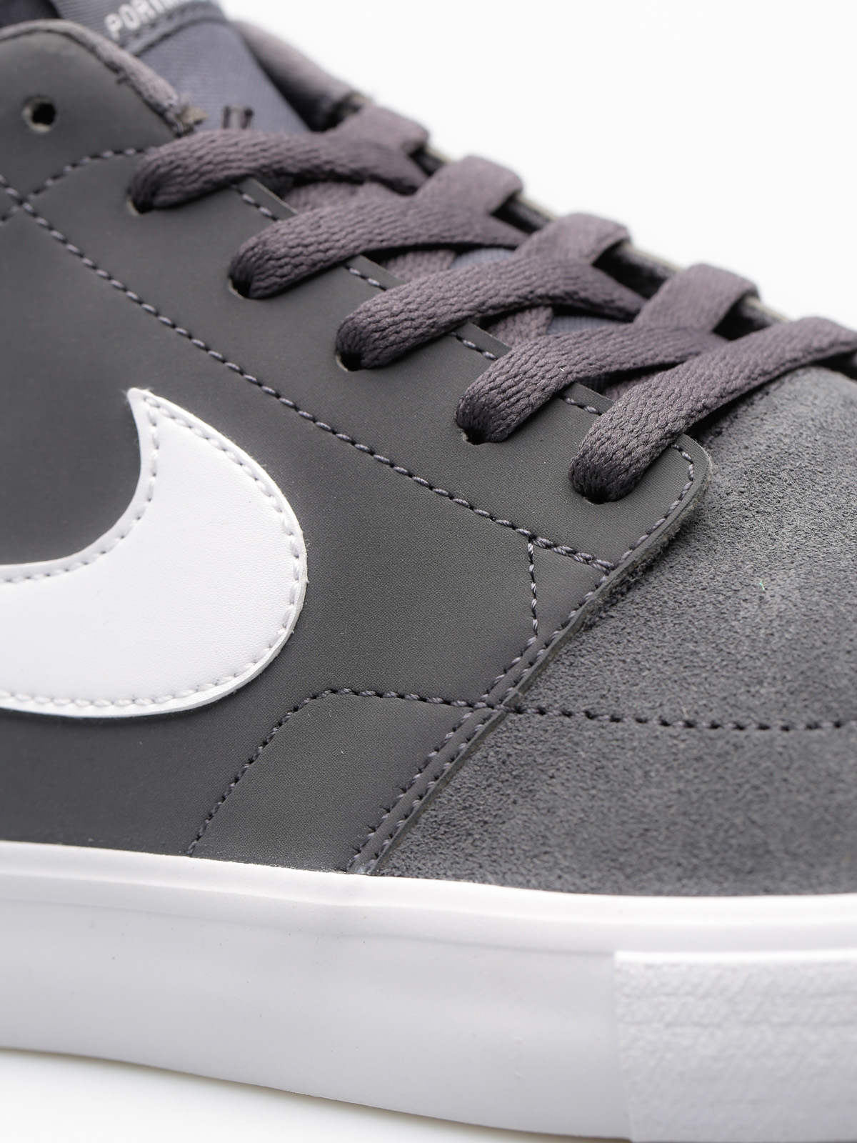 Nike SB Shoes Sb Solarsoft Portmore II Mid (dark grey/white)