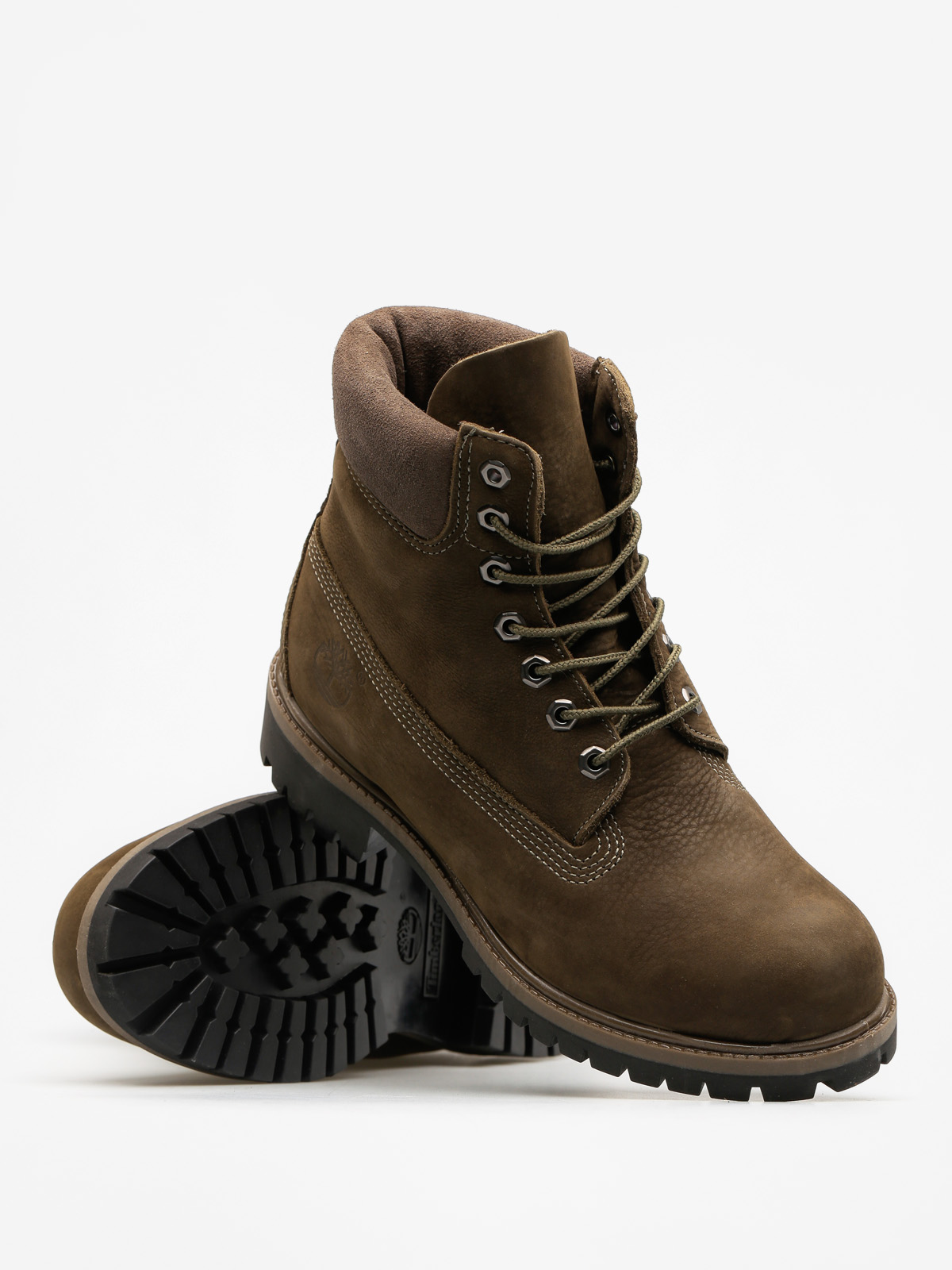 Timberland Schuhe Premium Braun (olive nubuck)