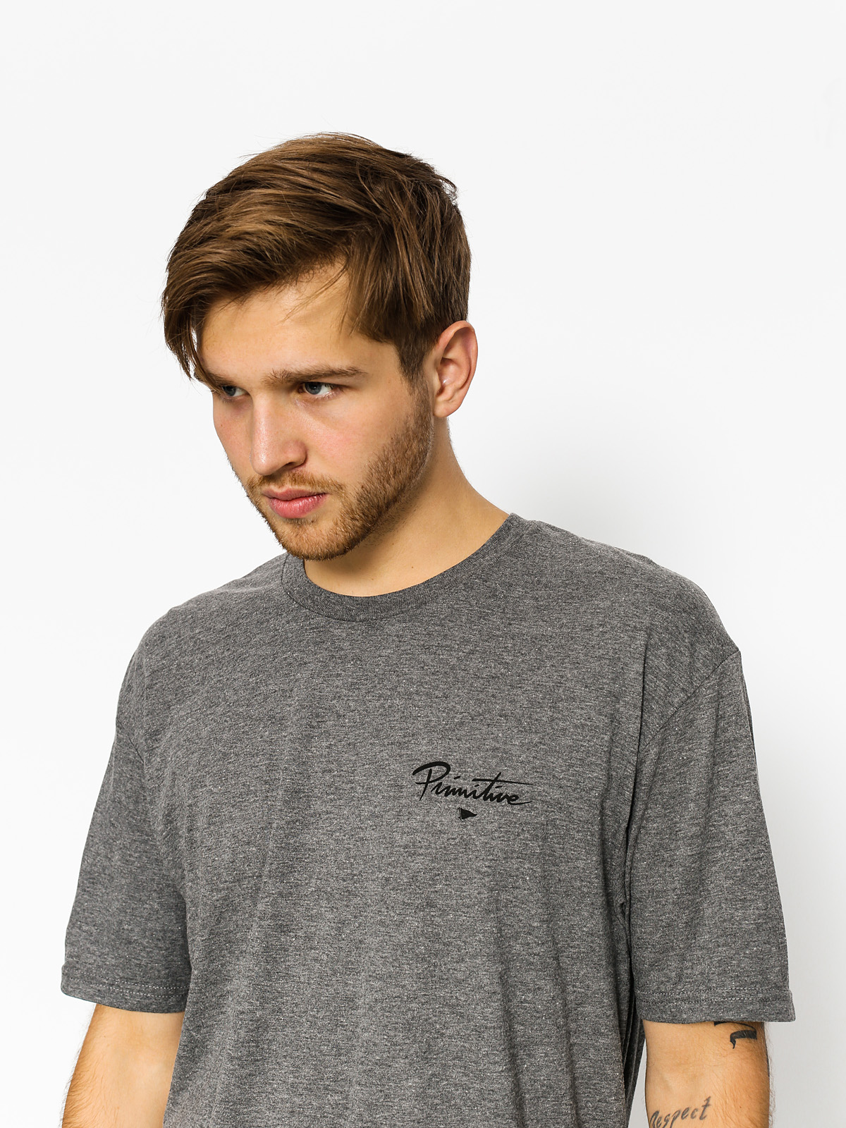 Primitive T-shirt Nuevo Pennant (charcoal)