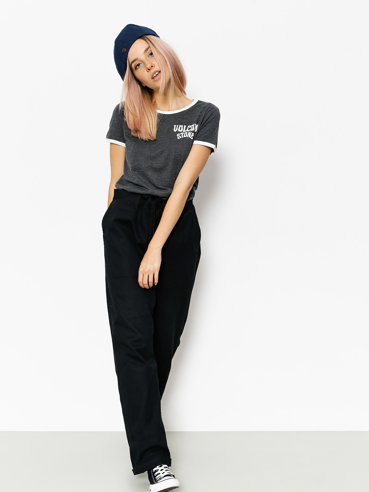 Volcom T-shirt Lets Go Ringer Wmn (blk)