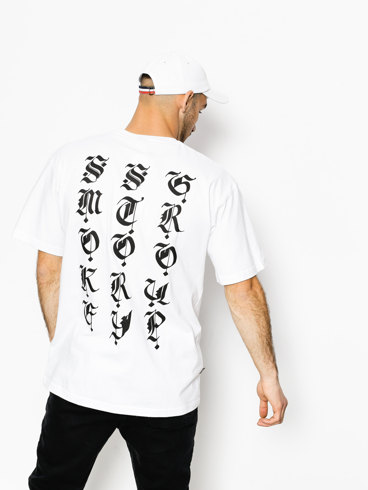 SSG T-shirt Front Back Smoke (white)