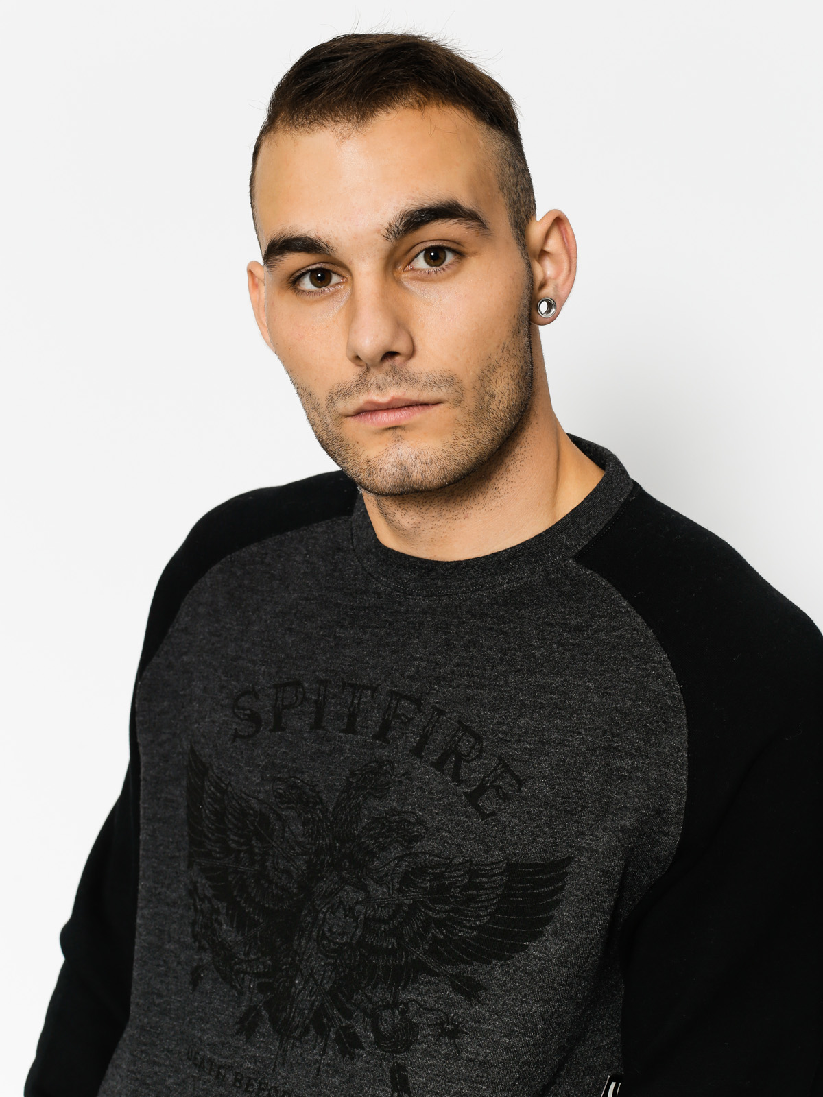 Spitfire Sweatshirt Dishonor (charcoal/black)