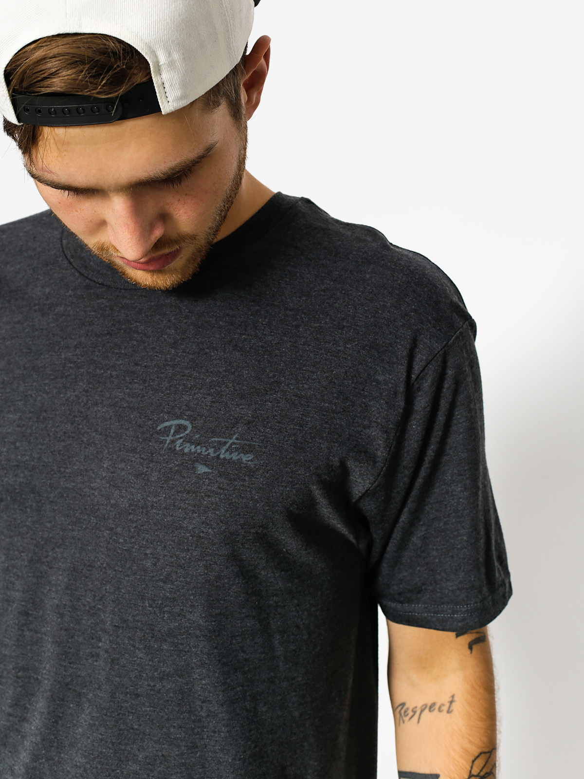 Primitive T-shirt Nuevo Pennant (black heather)