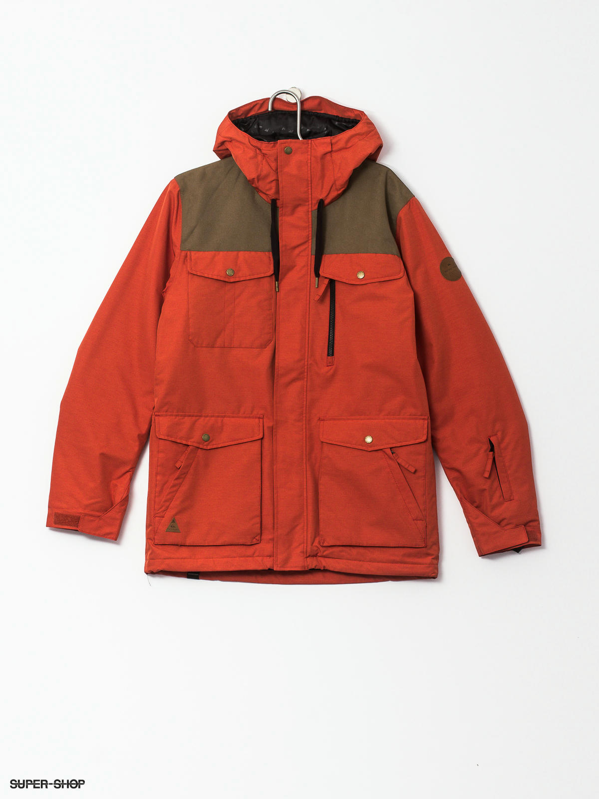 quiksilver men's raft snow jacket