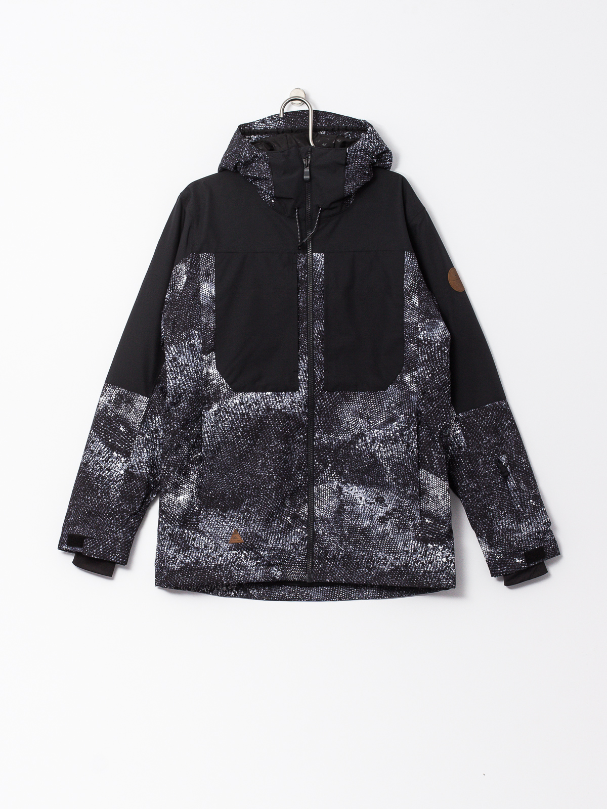 Herren Quiksilver Snowboardjacke Tr Ambition (marine iguana bw)