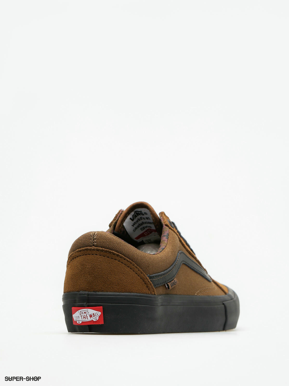 vans brown black