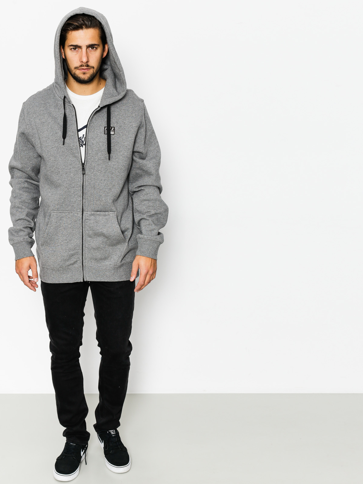 Fox Hoodie District 1 ZHD (htr graph)