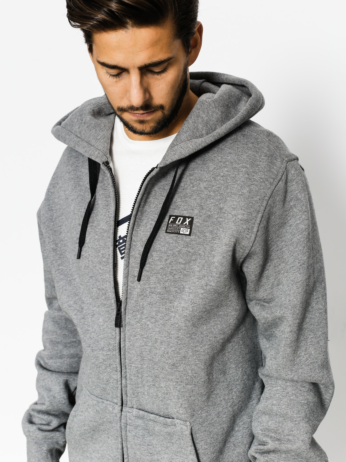 Fox Hoodie District 1 ZHD (htr graph)