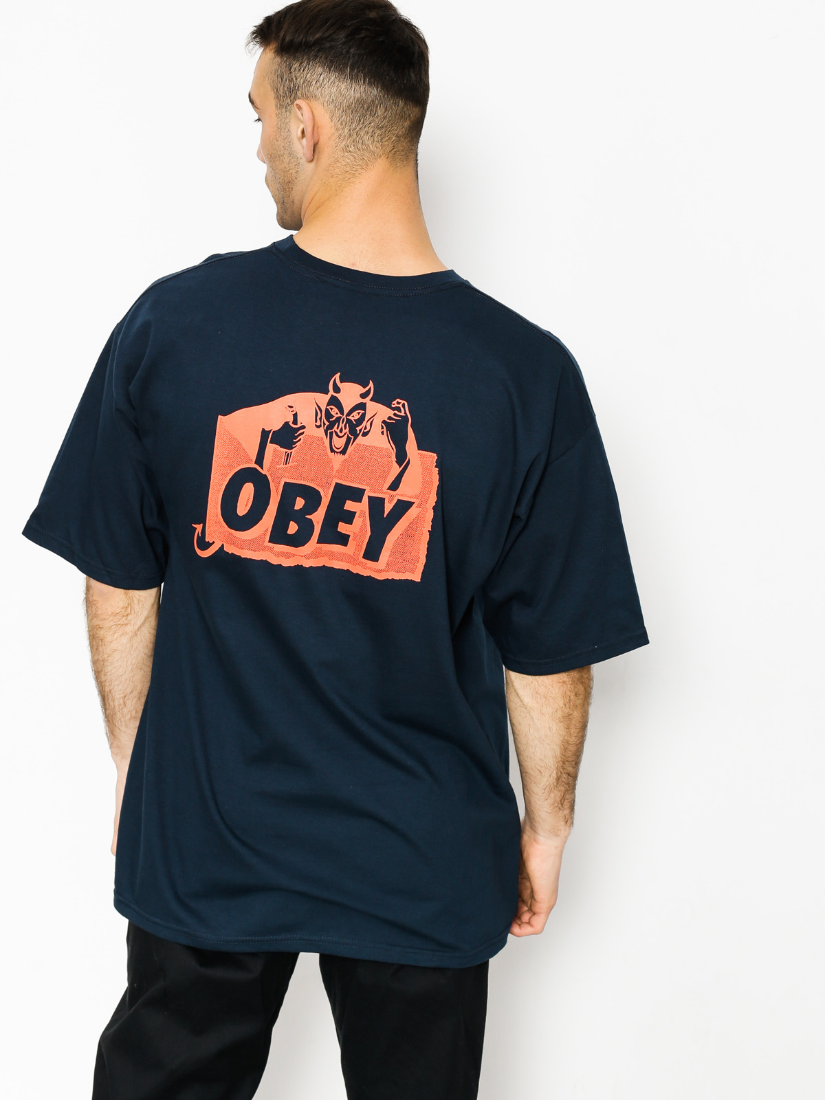OBEY T-shirt Devil (navy)