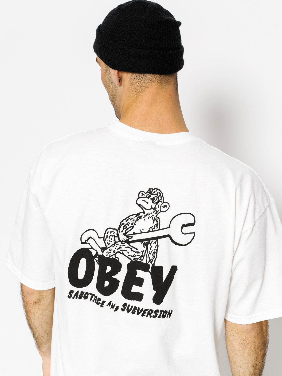 OBEY T-shirt Monkey Wrench (white)