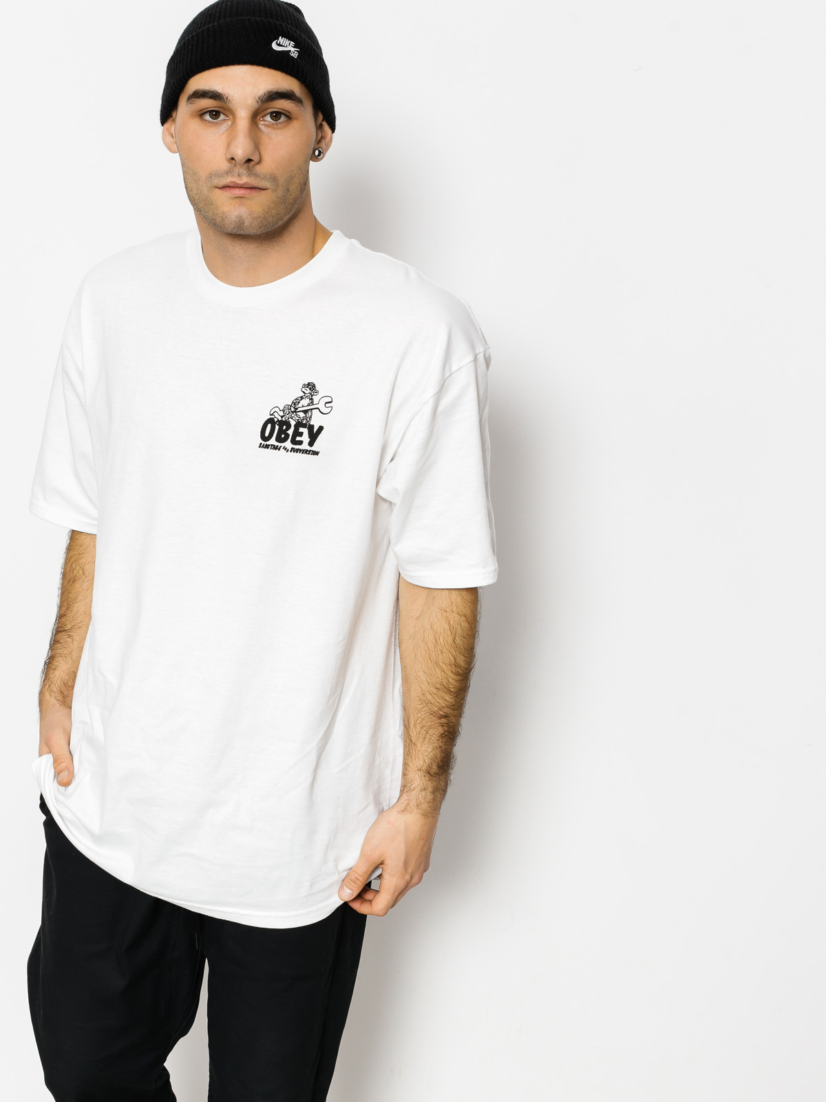 OBEY T-shirt Monkey Wrench (white)