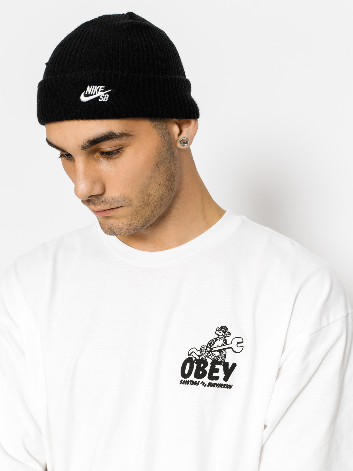 OBEY T-shirt Monkey Wrench (white)