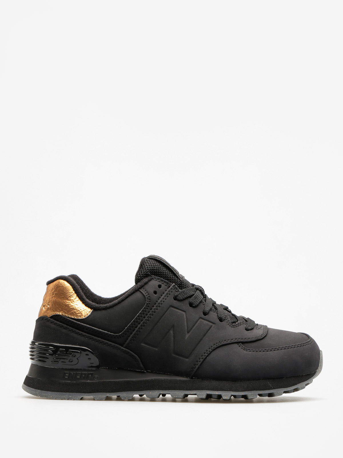 New Balance Shoes 574 Wmn (black/gold)