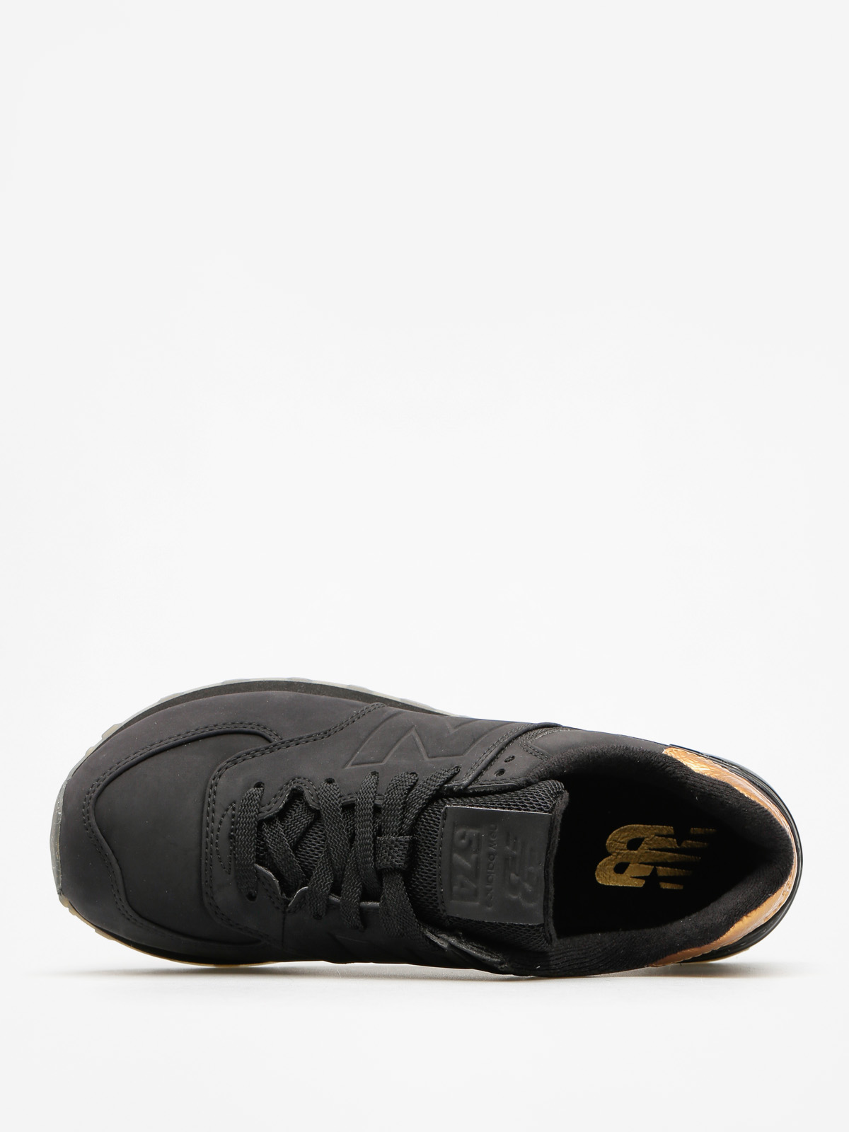 New Balance Shoes 574 Wmn (black/gold)
