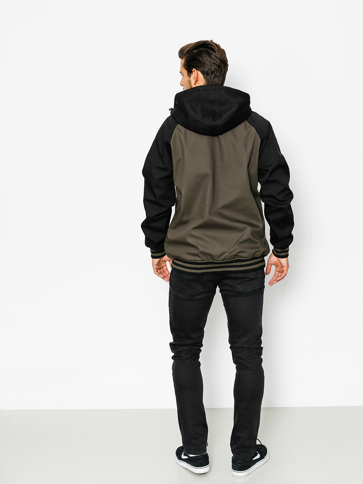 Iriedaily Jacke Fusion College (black olive)