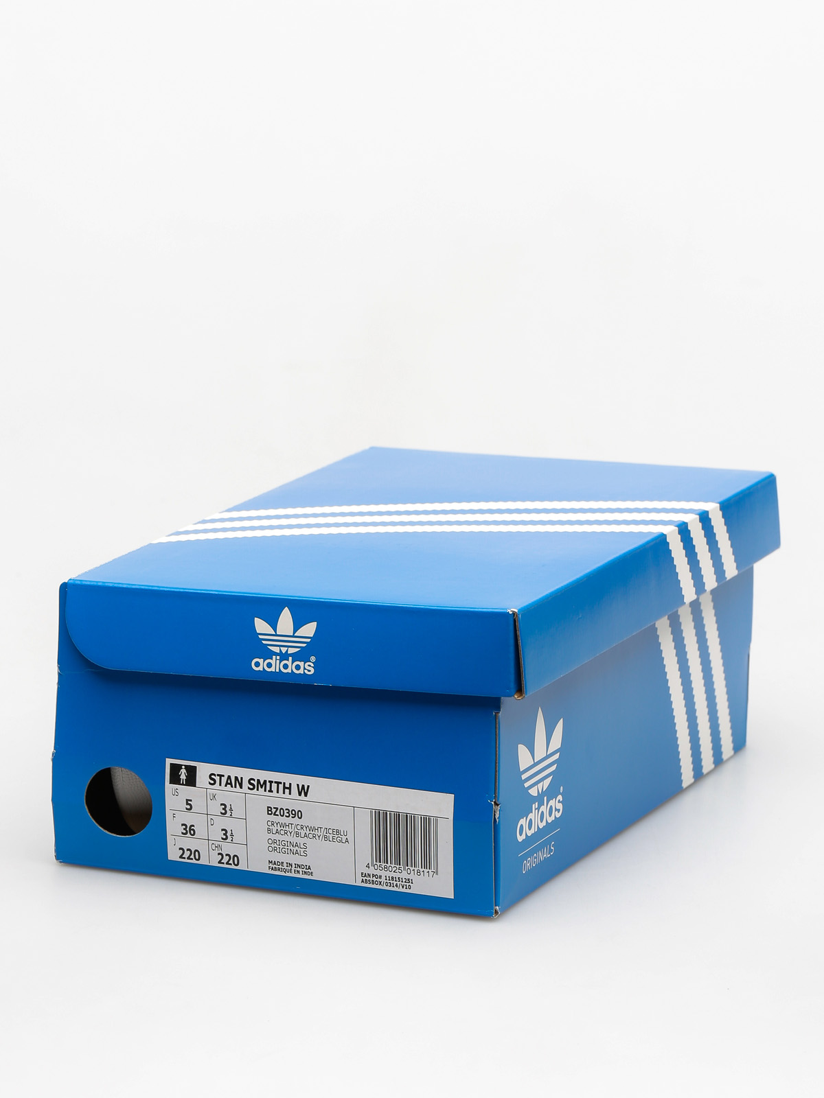 adidas Shoes Stan Smith Wmn (crywht/crywht/iceblu)