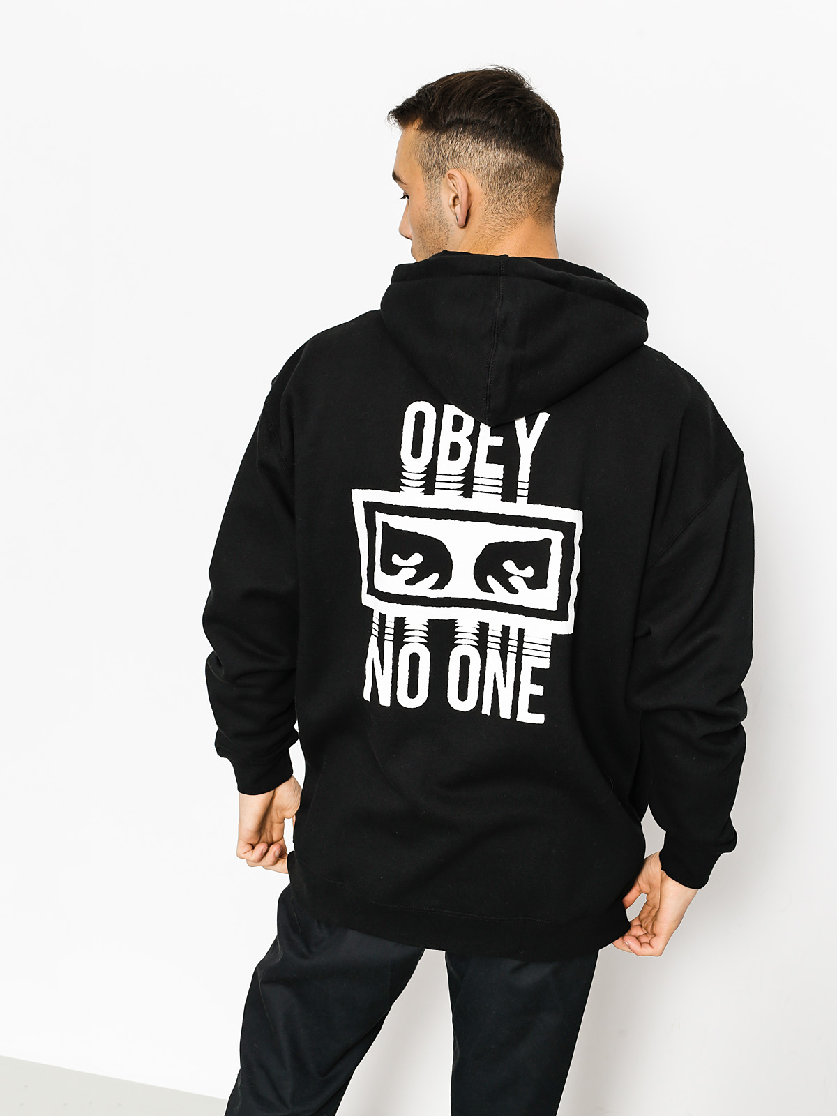 OBEY Hoodie No One HD (black)