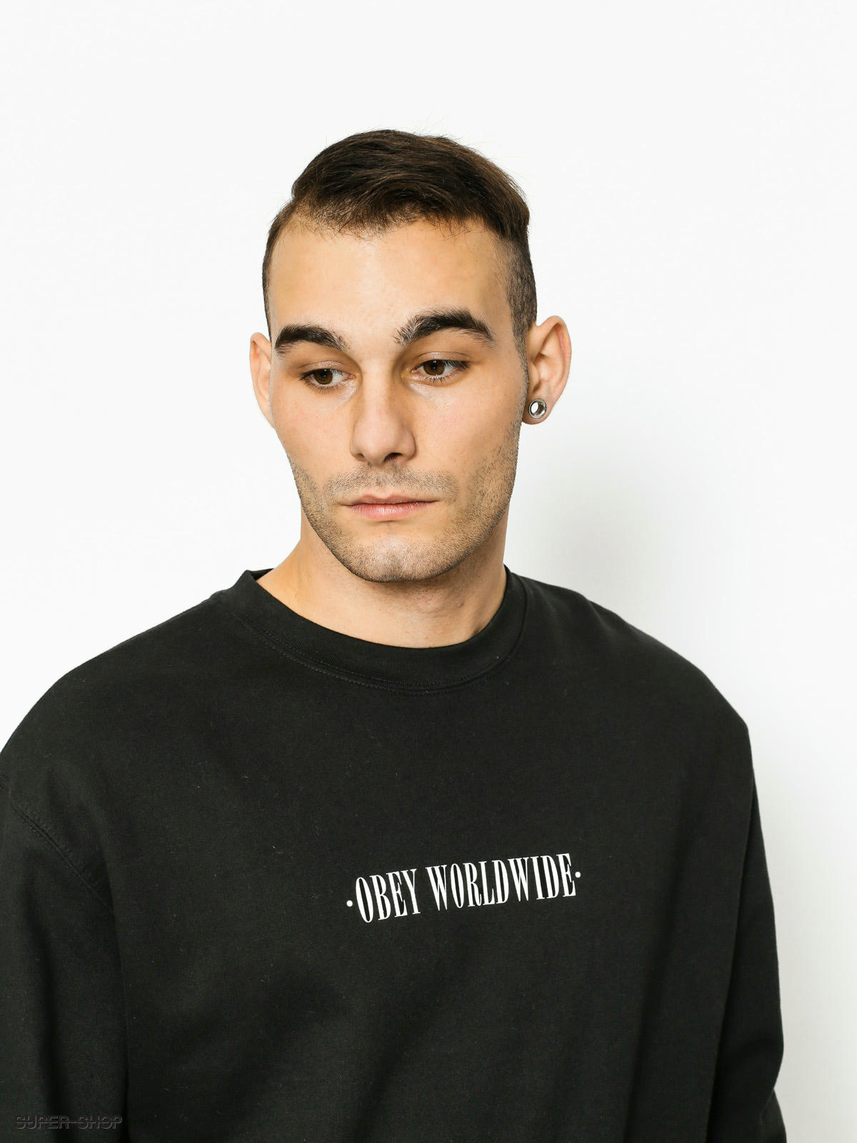 OBEY Sweatshirt Obey New Times Worldwide black