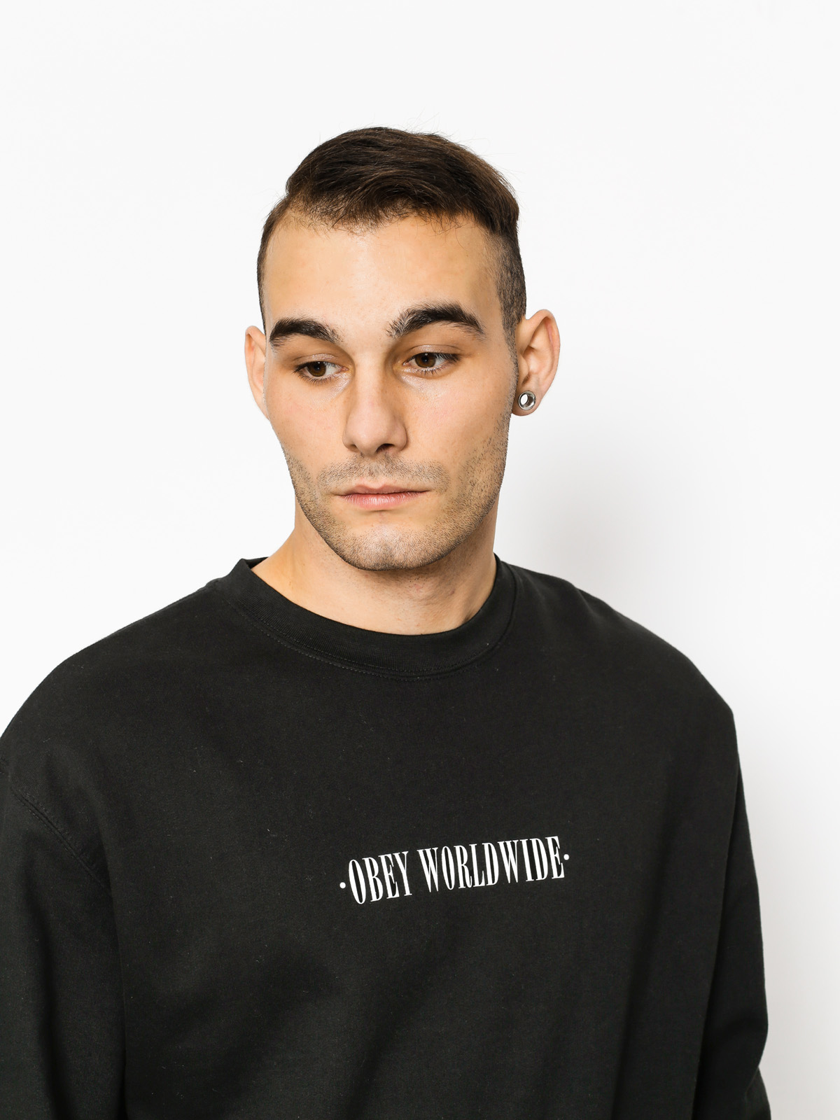 OBEY Sweatshirt Obey New Times Worldwide (black)