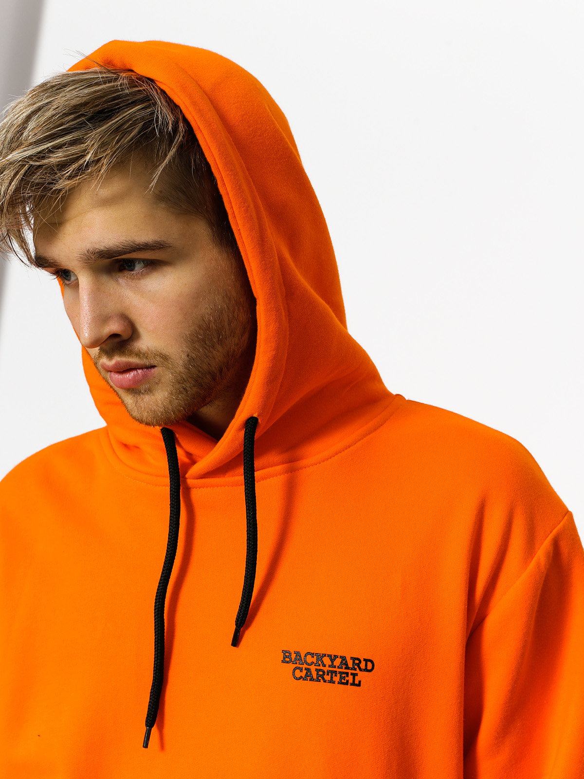 Backyard Cartel Hoodie Back Label HD (claret)