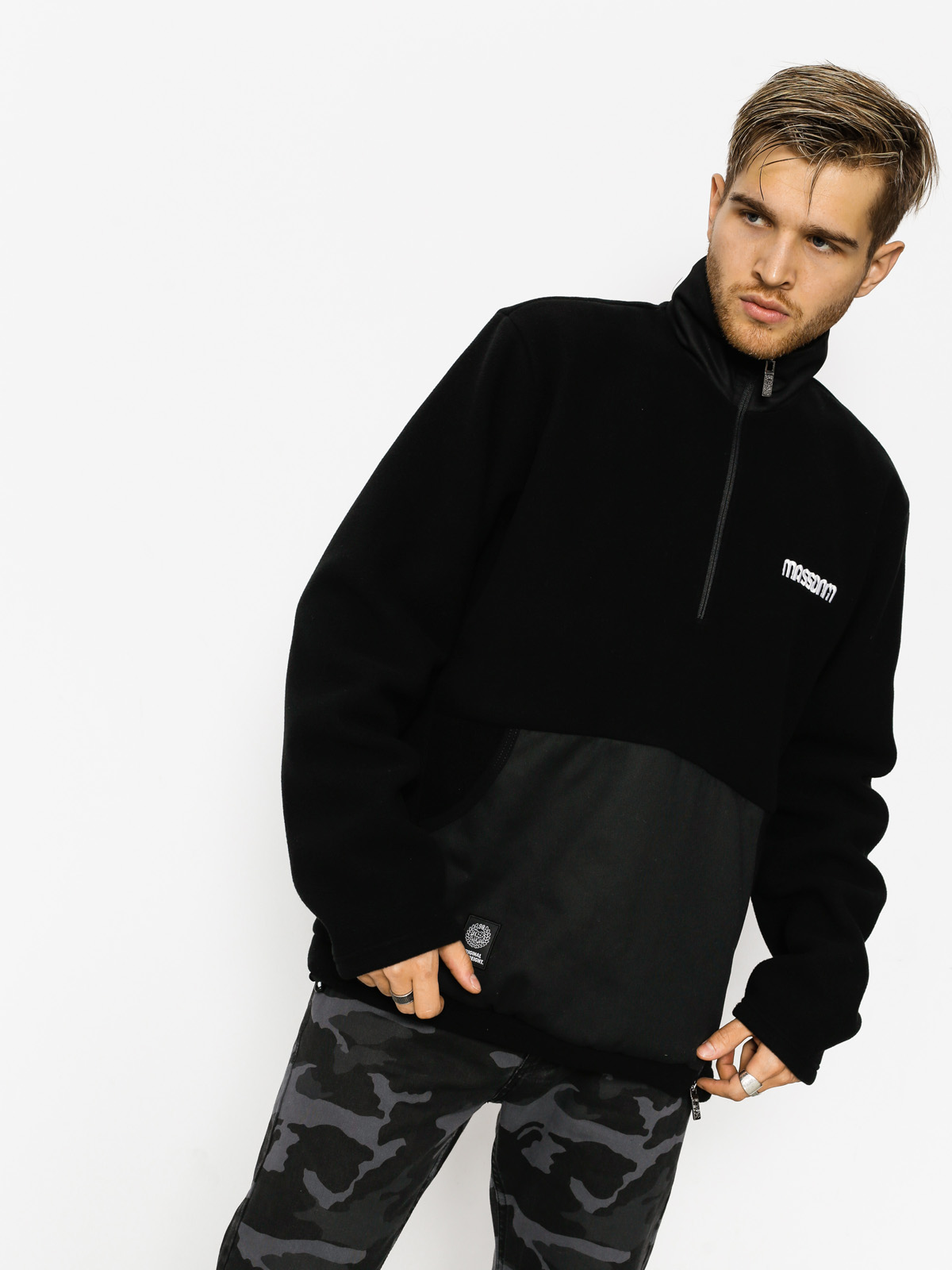 MassDnm Sweatshirt Play Off Zip (black)