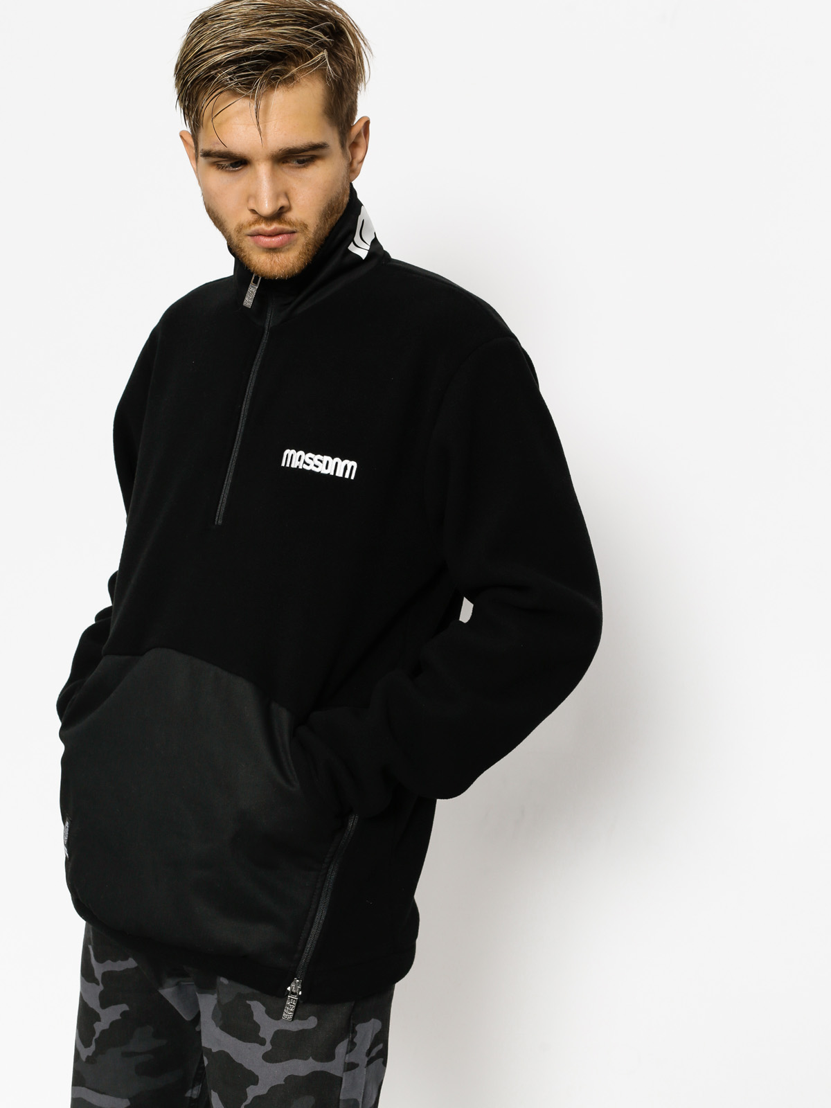 MassDnm Sweatshirt Play Off Zip (black)