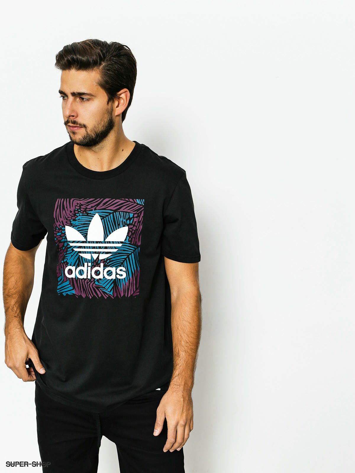 adidas originals palm logo t-shirt