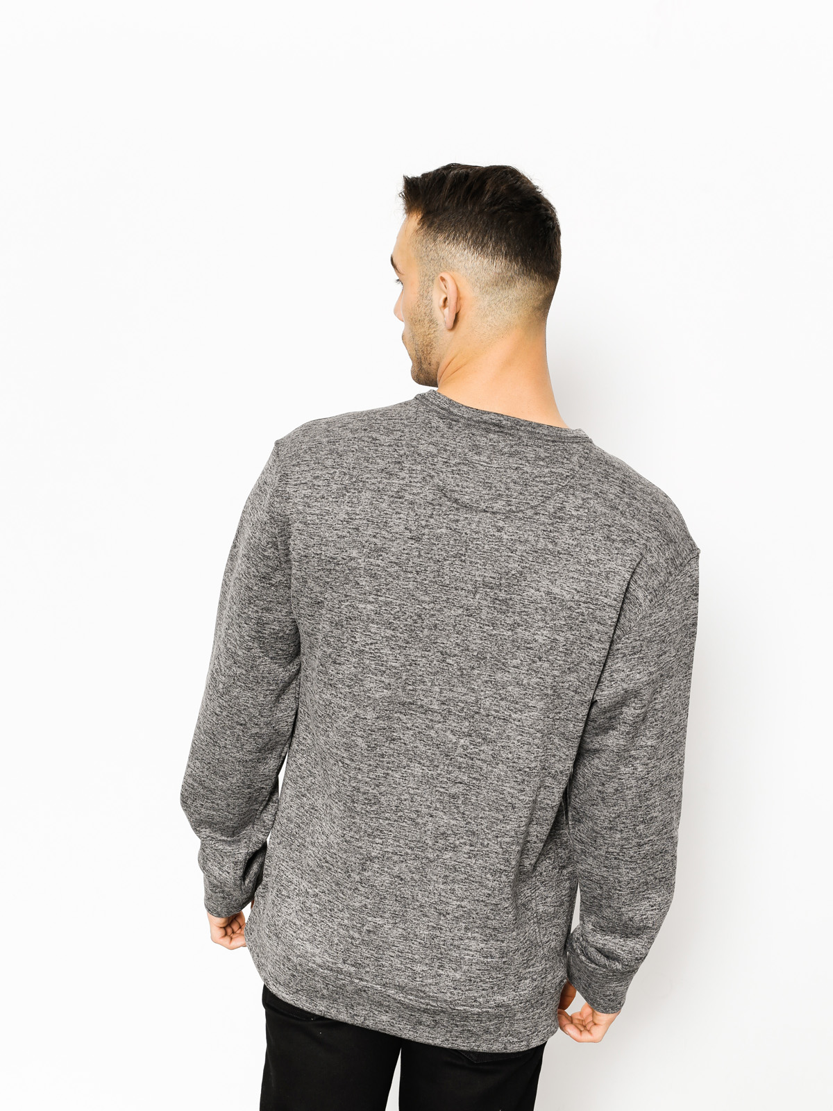 Mens Burton Sweatshirt Oak Crew (true black heather)