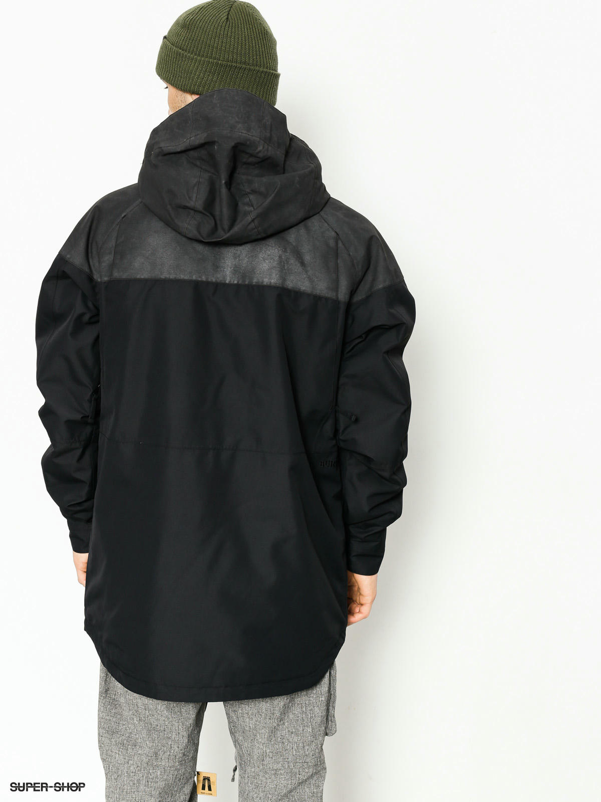 burton snowboard jacket black