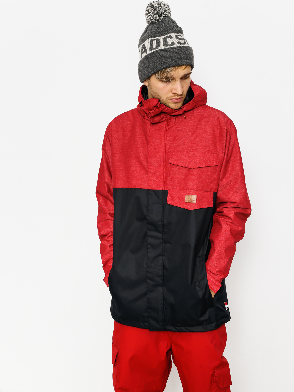 Mens DC Snowboard jacket Merchant (chili pepper)