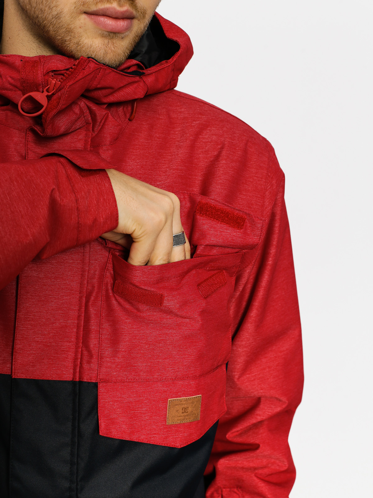 Mens DC Snowboard jacket Merchant (chili pepper)