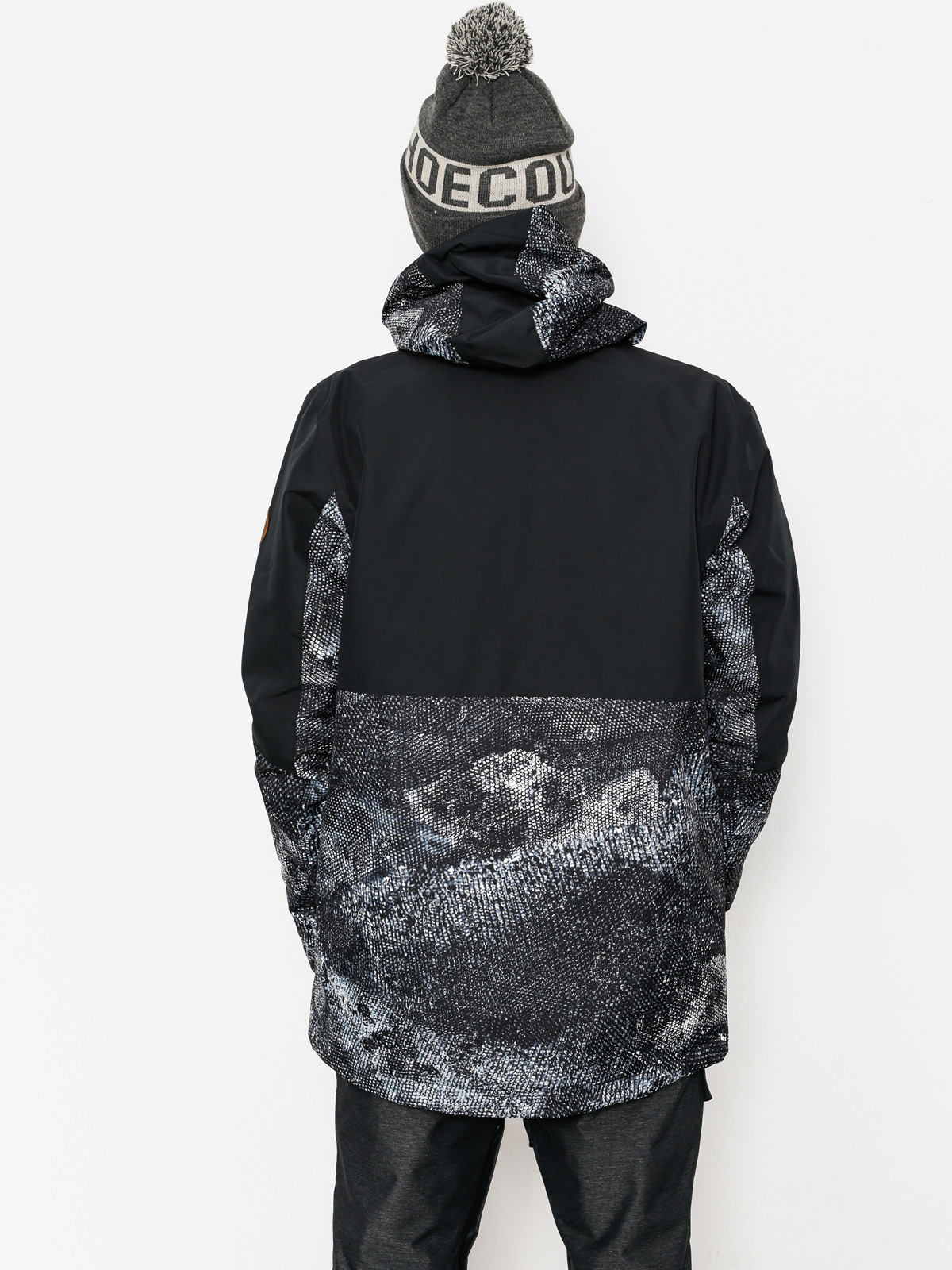 Herren Quiksilver Snowboardjacke Tr Ambition (marine iguana bw)