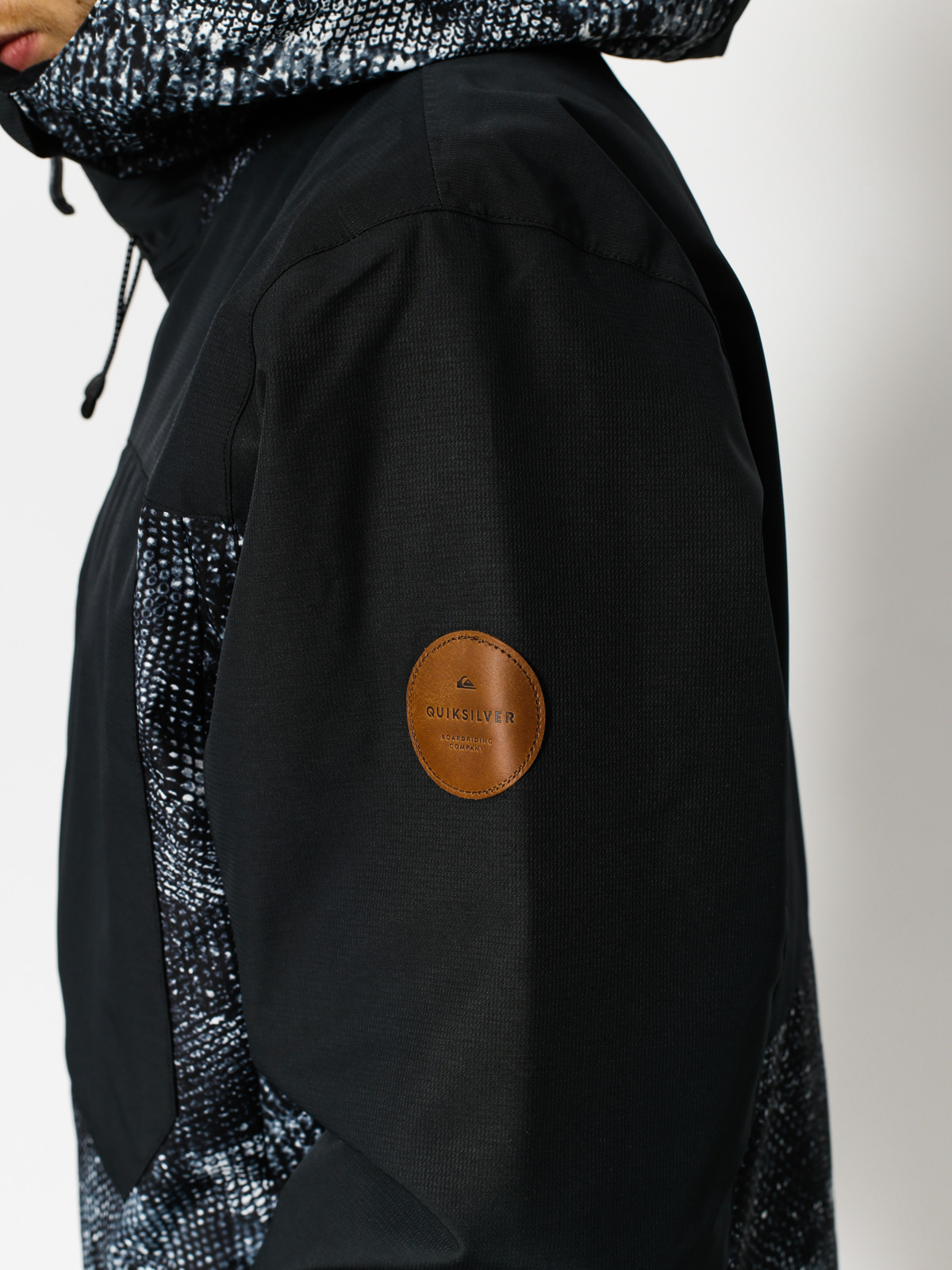 Herren Quiksilver Snowboardjacke Tr Ambition (marine iguana bw)