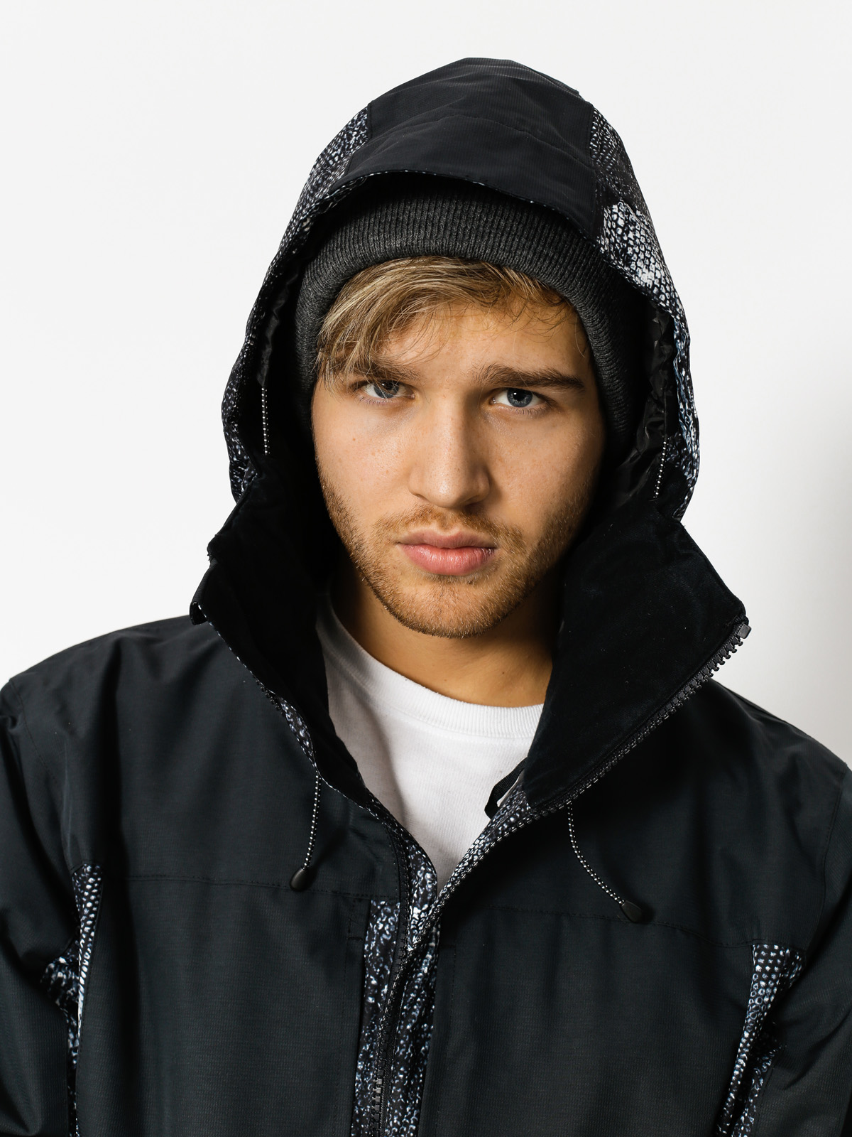 Herren Quiksilver Snowboardjacke Tr Ambition (marine iguana bw)