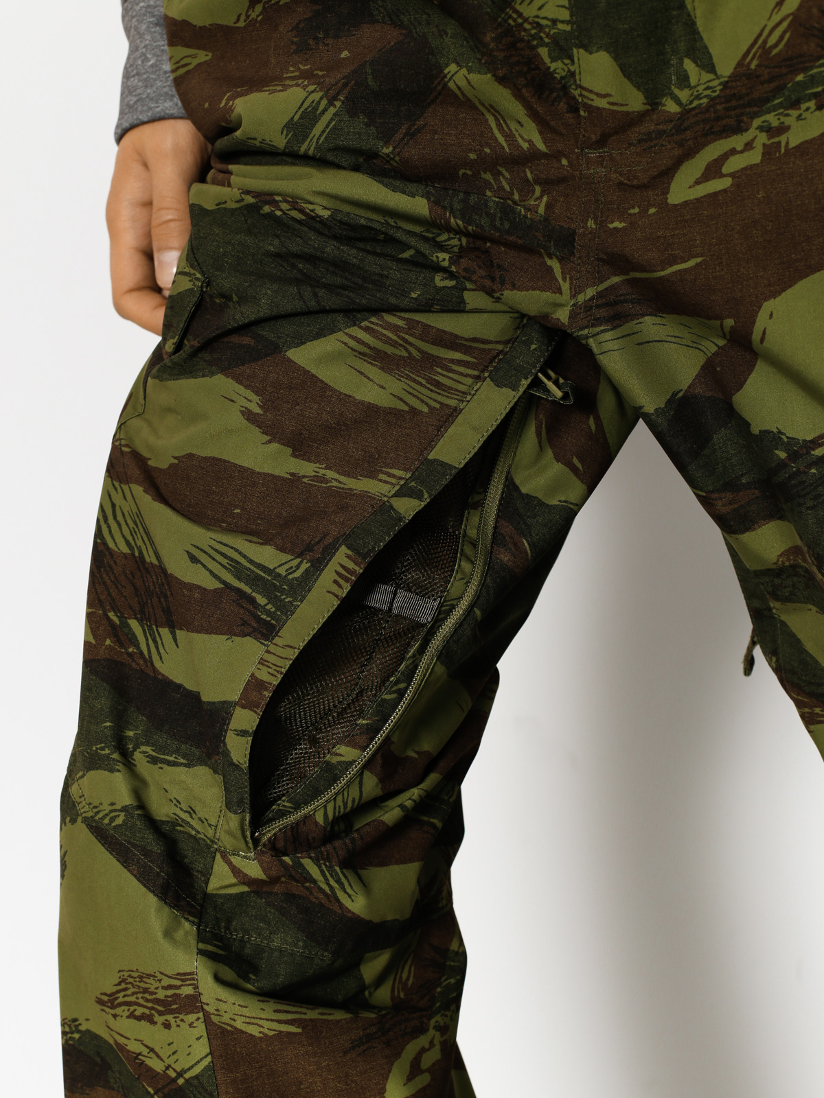 Mens Burton Snowboard pants Reserve Bib (brush camo)