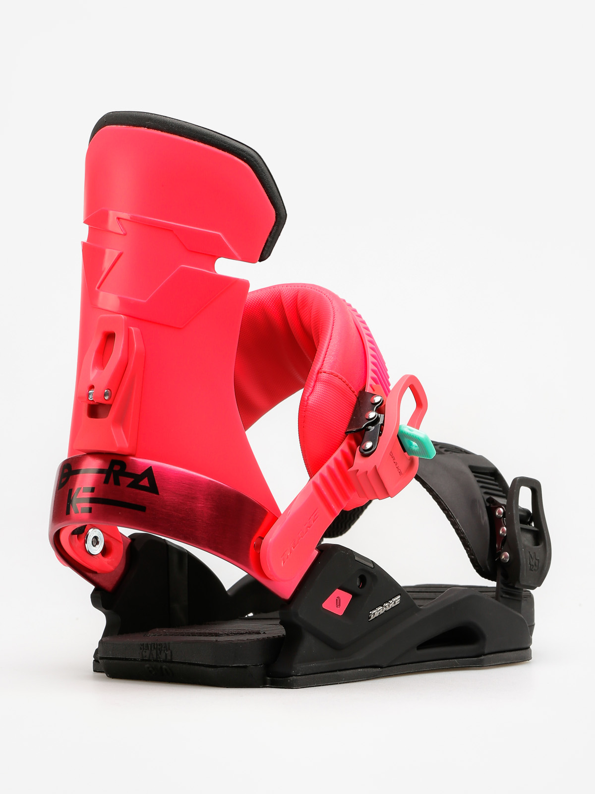 Womens Drake Snowboard bindings DL (pink/red/black)