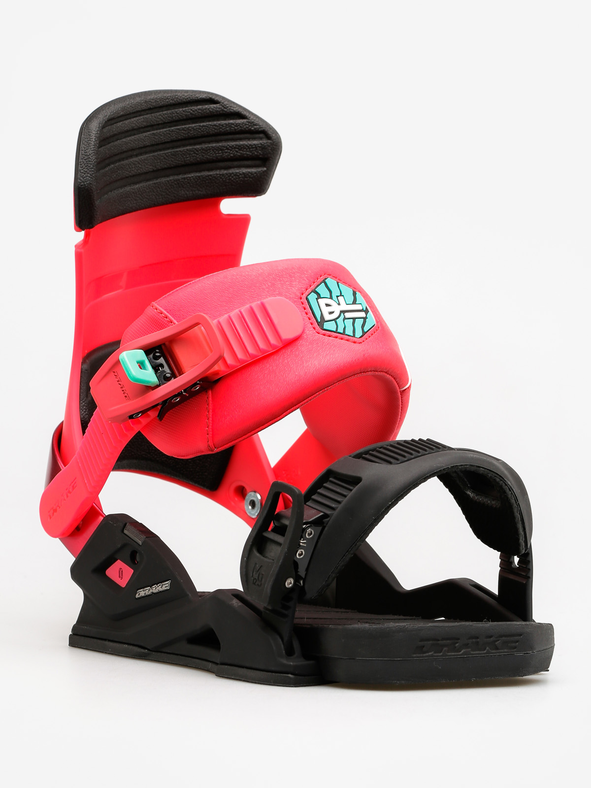 Womens Drake Snowboard bindings DL (pink/red/black)