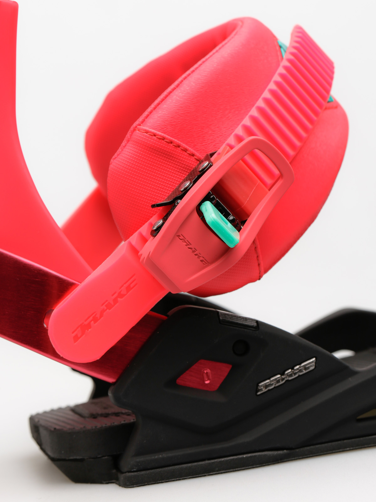 Womens Drake Snowboard bindings DL (pink/red/black)