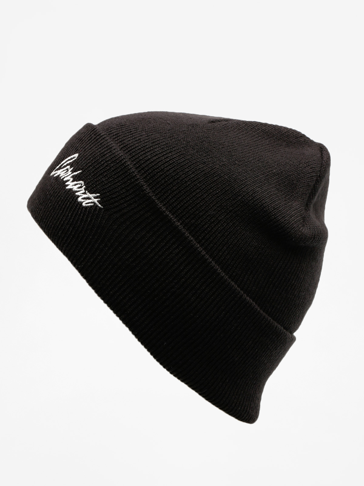 Carhartt Mütze Stray Script Beanie (black/wax)