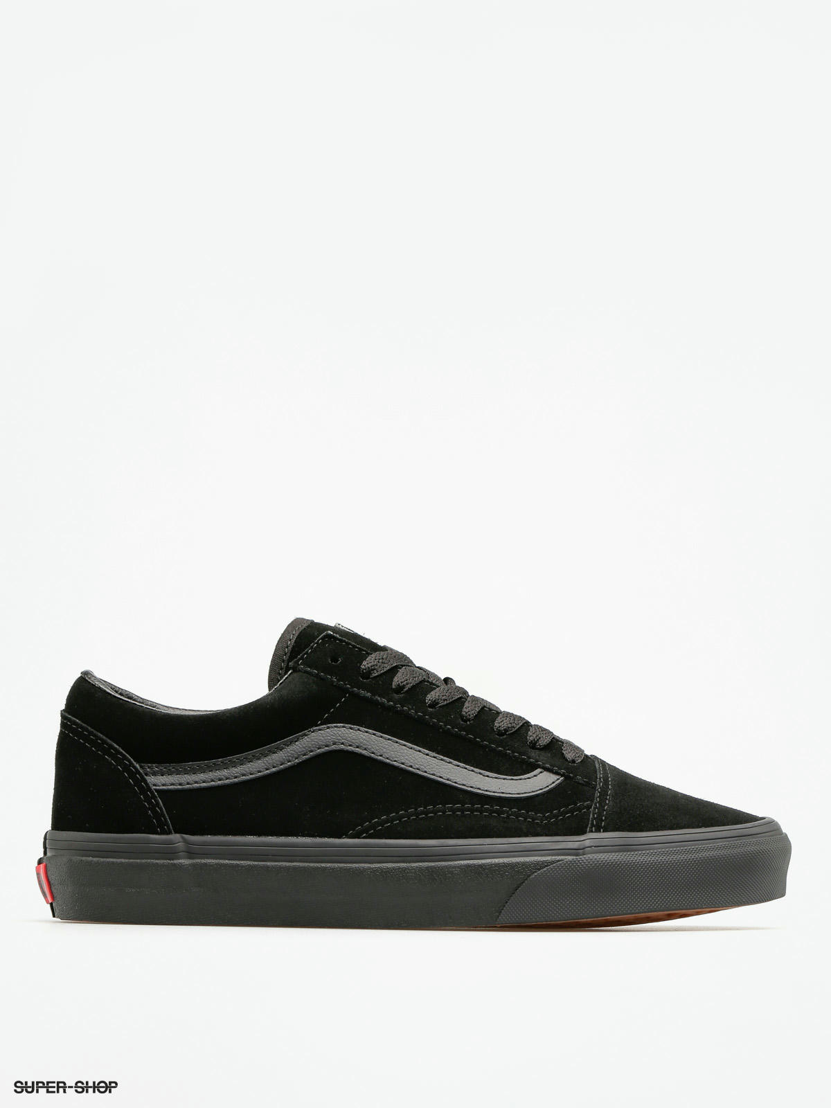 black on black suede vans