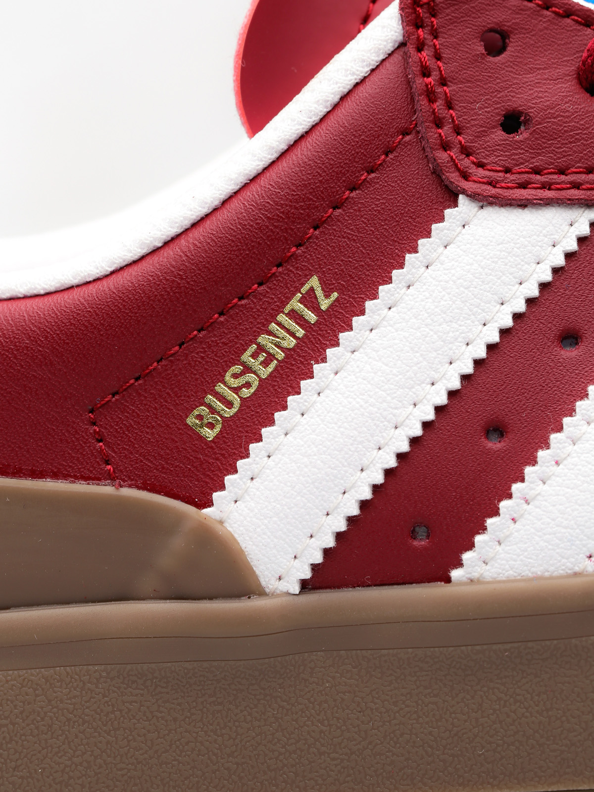 Adidas busenitz vulc samba cheap rx burgundy & white shoes