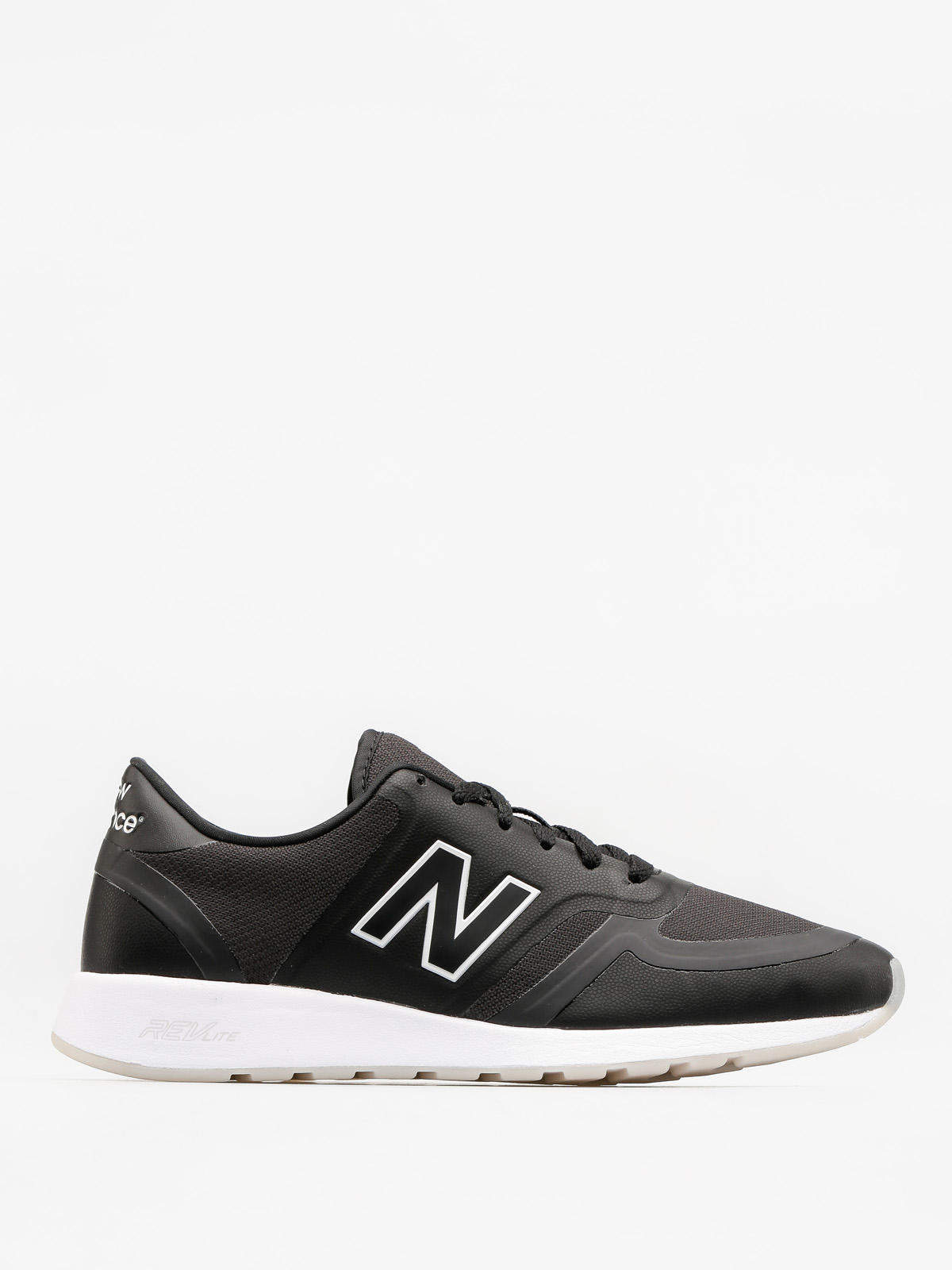 Black fashion new balance 420