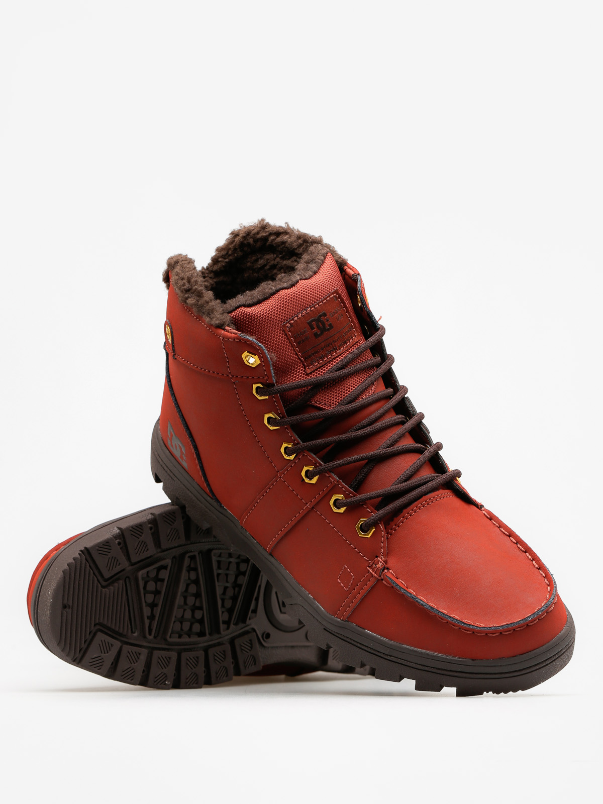 DC Winter shoes Woodland brown (camel/dark chocolate)